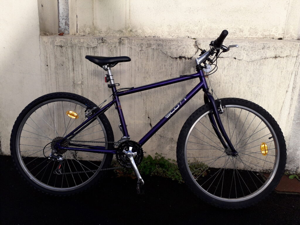 vélo vtt scott violet occasion